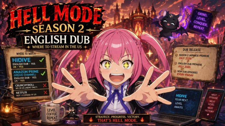 Where to Stream Hell Mode Season 2 English Dub Right Now: Live Streaming Guide US Where to Stream Hell Mode Season 2 English Dub Right Now: Live Streaming Guide US