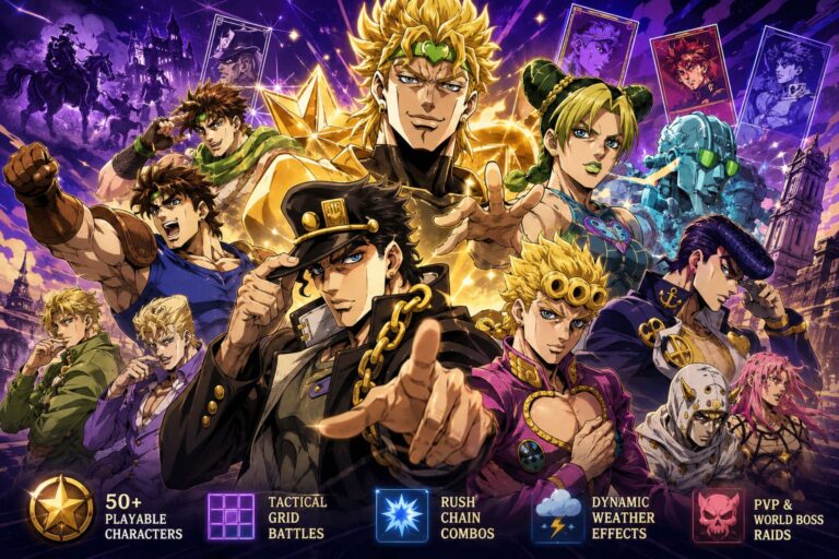 JoJo’s Bizarre Adventure Golden Spirit Mobile Game Launched: Roster, Tier List, and Reroll Guide for US Players