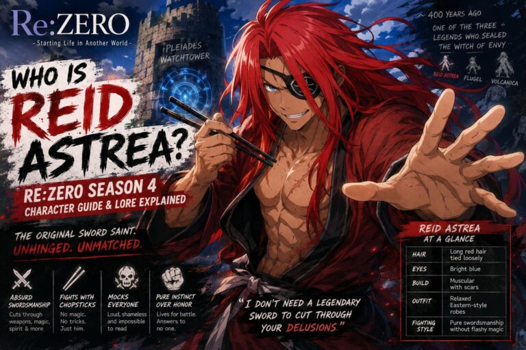 Who Is Reid Astrea? Re:Zero Season 4 Character Guide & Lore Explained